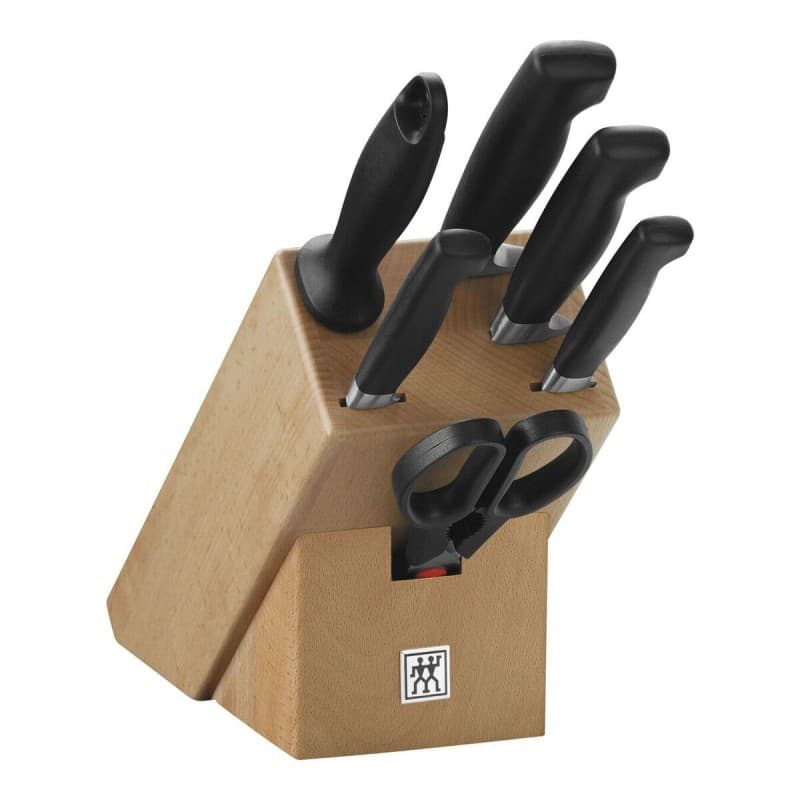 Jeu de couteaux avec support en bois Zwilling 35066-000-0 Bois Acier i