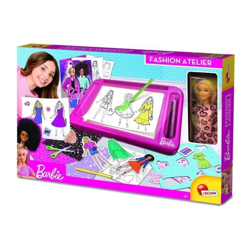 Studio de mode Barbie Fashion Workshop Poupée Tablet de Chevet