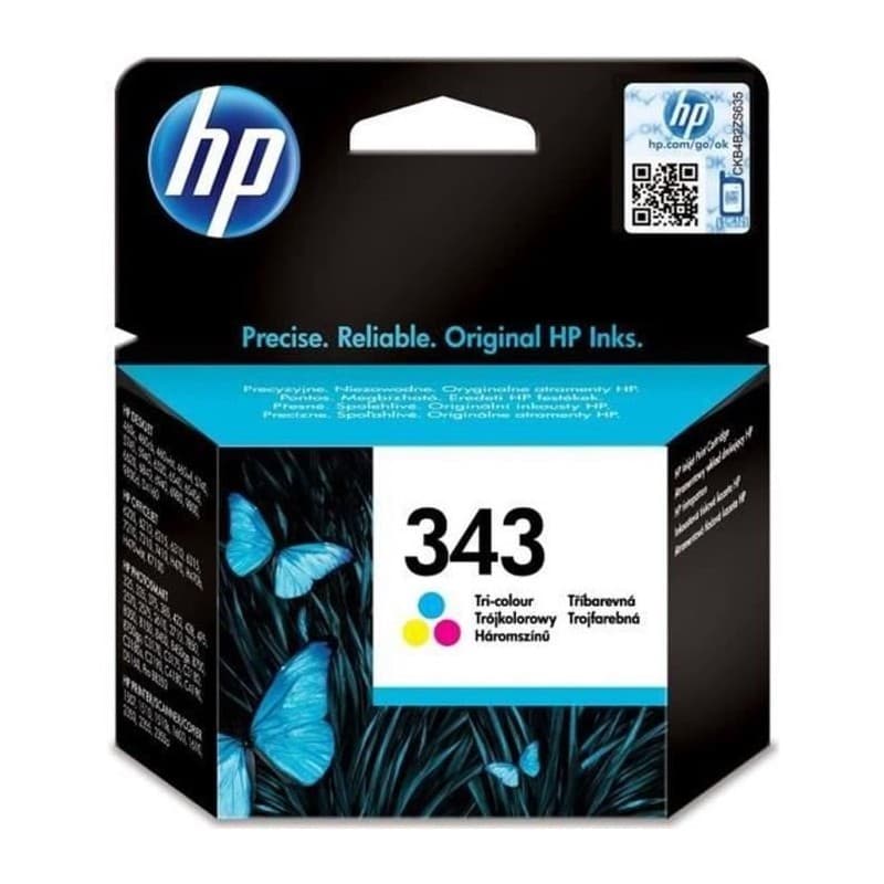 HP 343 cartouche d'encre trois couleurs authentique