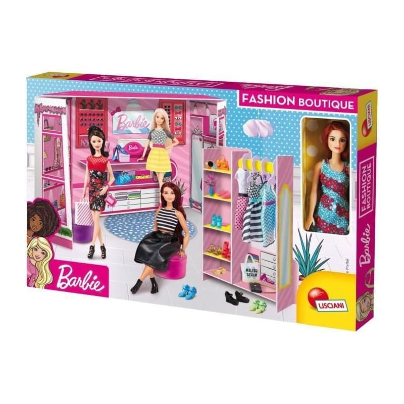 Playset Barbie Fashion Boutique 9 Pièces 6,5 x 29,5 x 3,5 cm