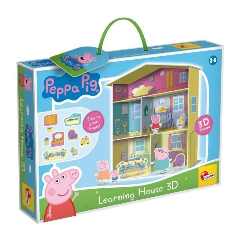 Puzzle 3D Lisciani Giochi Peppa Pig Learning House 3D