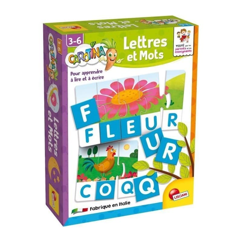 Jouet Educatif Lisciani Giochi Lettres et Mots