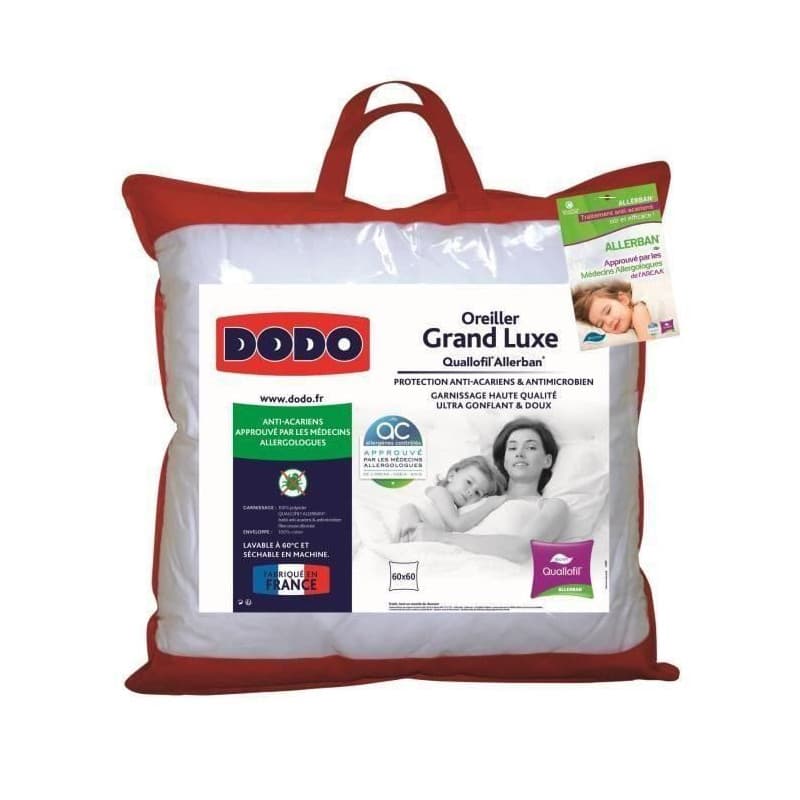 Oreiller Dodo Large Luxury Blanc 60 x 60 cm