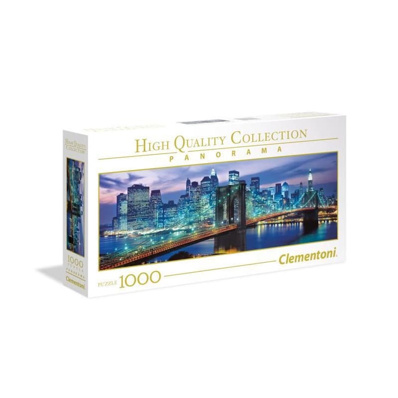 Puzzle Clementoni Panorama Brooklyn Bridge New York 39434 98 x 33 cm 1000 Pièces
