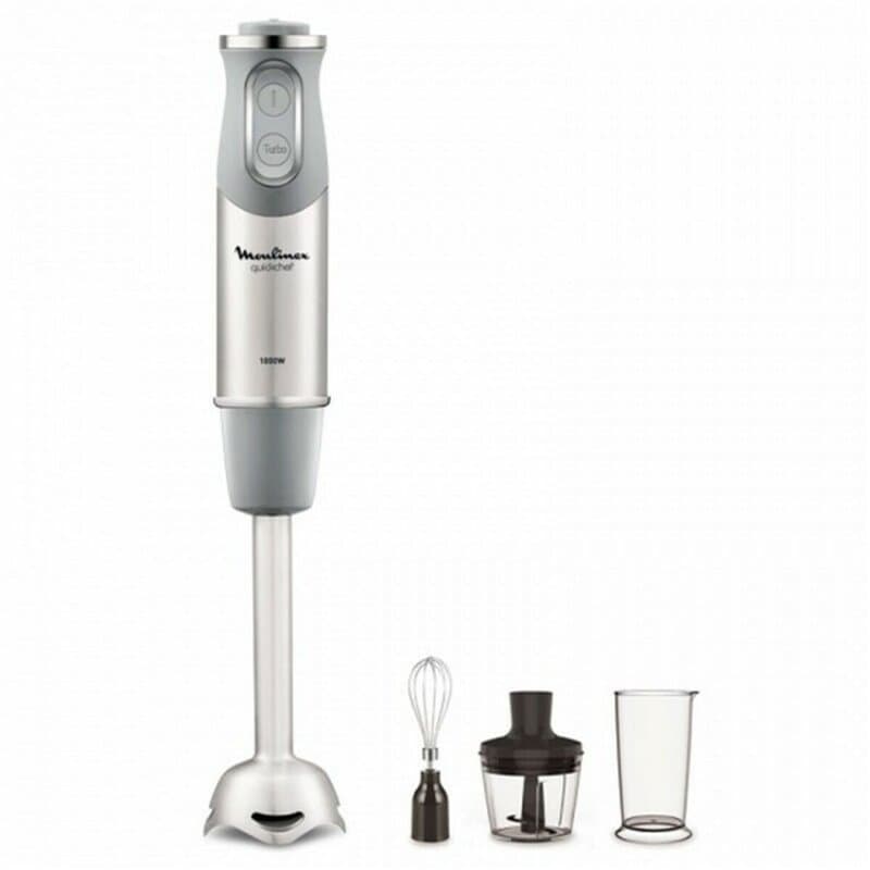 Moulinex Quickchef 0,8 L Mélangeur par immersion 1000 W Gris, Acier inoxydable
