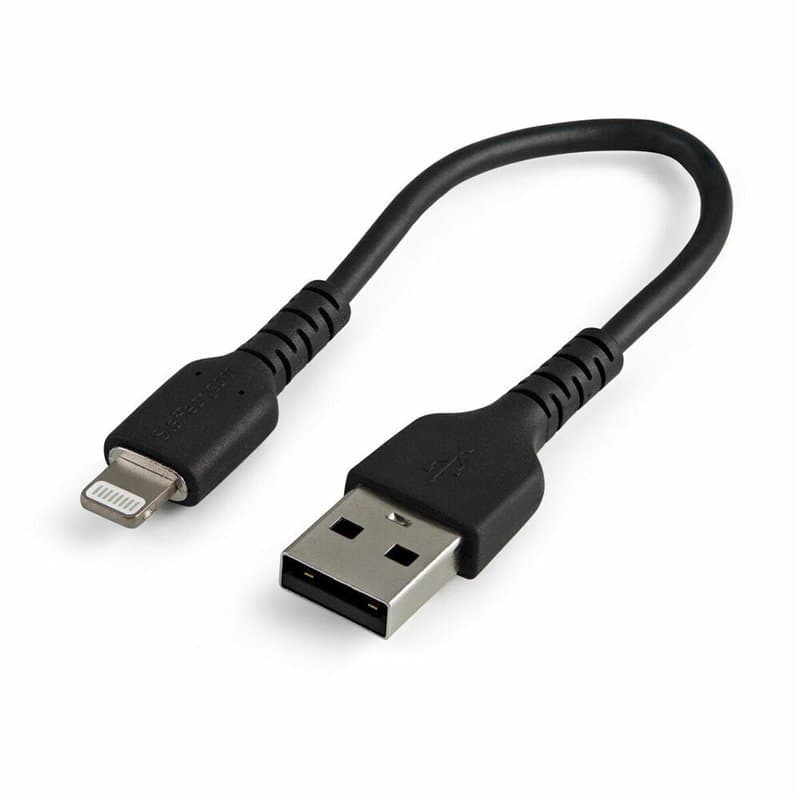 Câble USB vers Lightning Startech RUSBLTmm15cmB Noir 15 cm