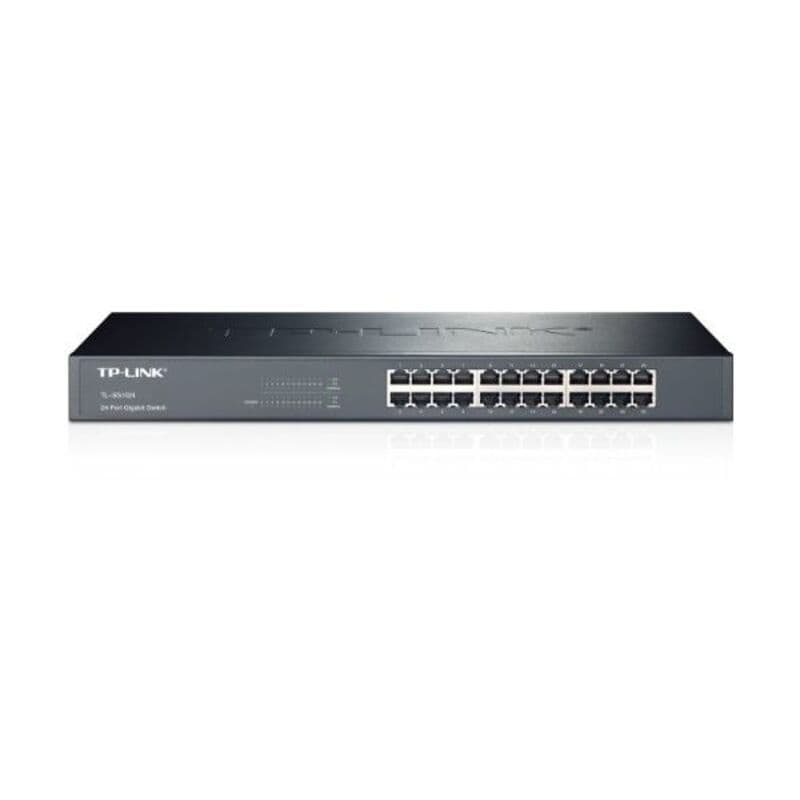 Tp-Link TL-SG1024 Non-géré Gigabit Ethernet (10/100/1000) 1U Noir