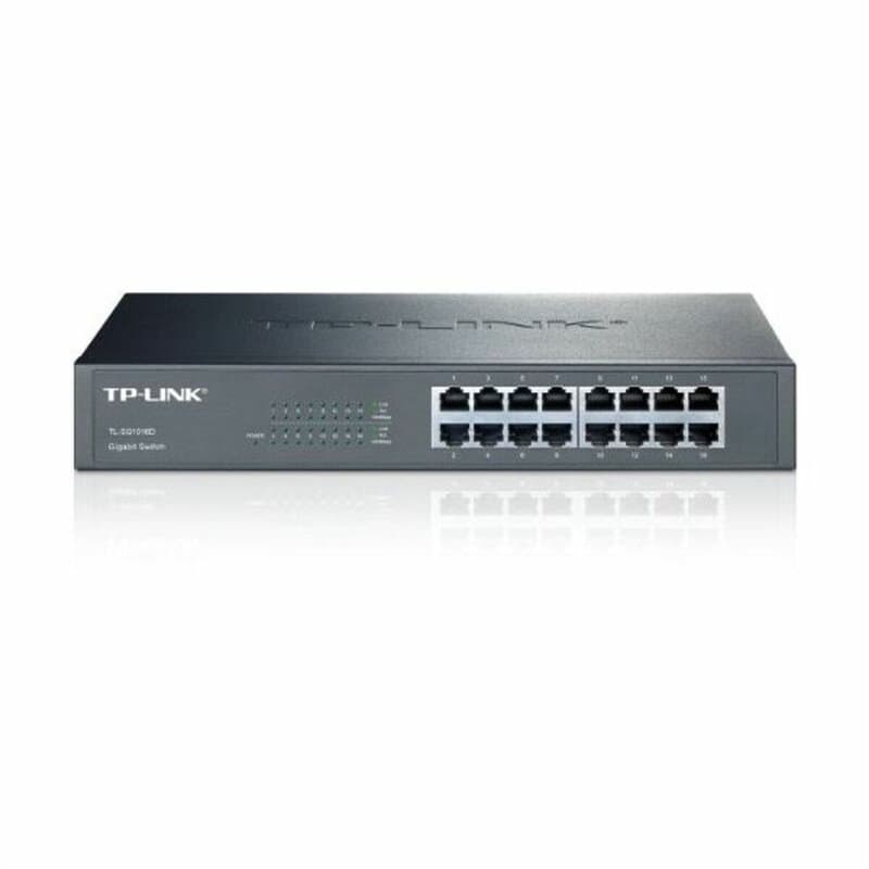 Tp-Link TL-SG1016D Non-géré Gigabit Ethernet (10/100/1000) Noir