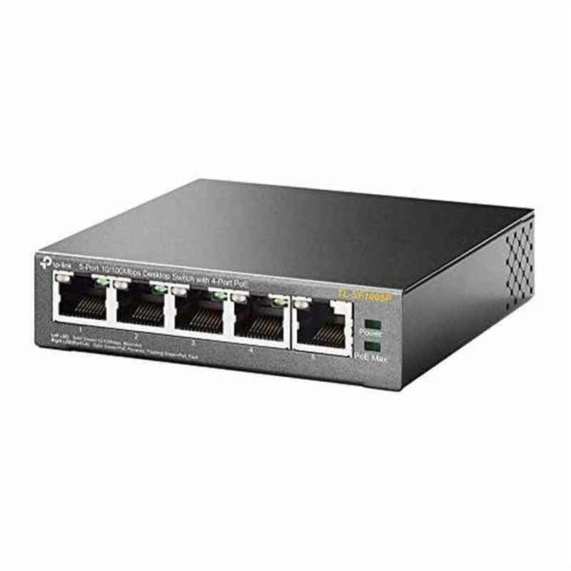 Tp-Link TL-SF1005P Non-géré Fast Ethernet (10/100) Connexion Ethernet, supportant l'alimentation via ce port (PoE) Noir
