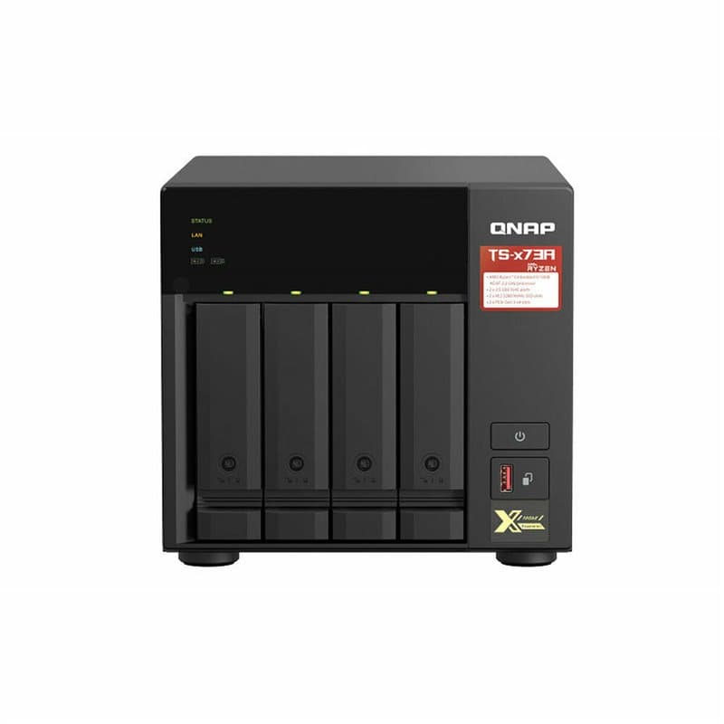 Qnap TS-473A NAS Tower Ethernet/LAN Noir V1500B
