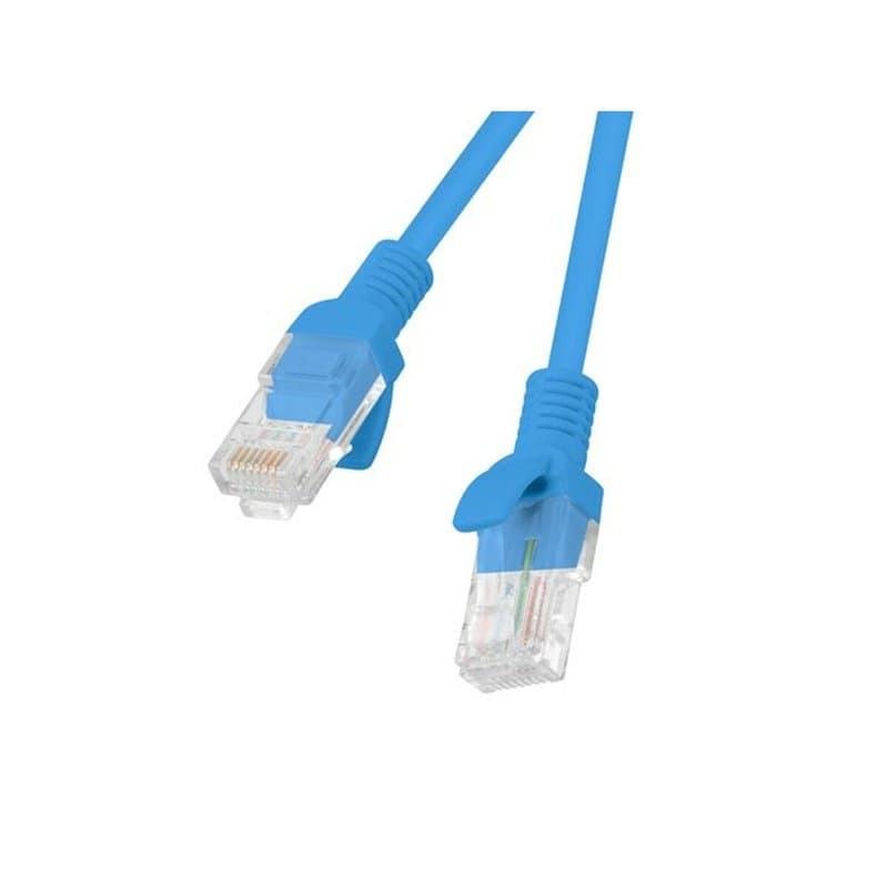 Câble Réseau Rigide UTP 5ème Catégorie Lanberg PCU5-10CC-1000-B Bleu 10 m