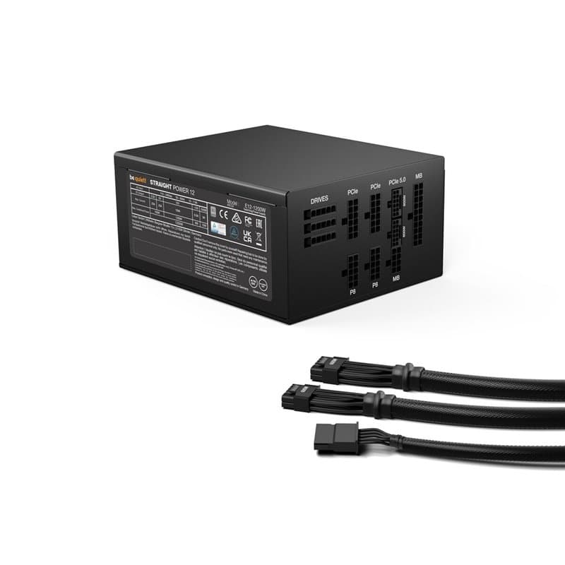 Be quiet! Straight Power 12 unité d'alimentation d'énergie 1200 W 20+4 pin ATX ATX Noir