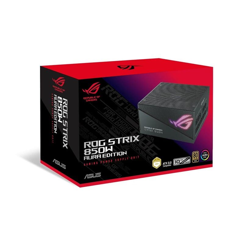 Asus ROG Strix 850W Gold Aura Edition unité d'alimentation d'énergie 20+4 pin ATX ATX Noir