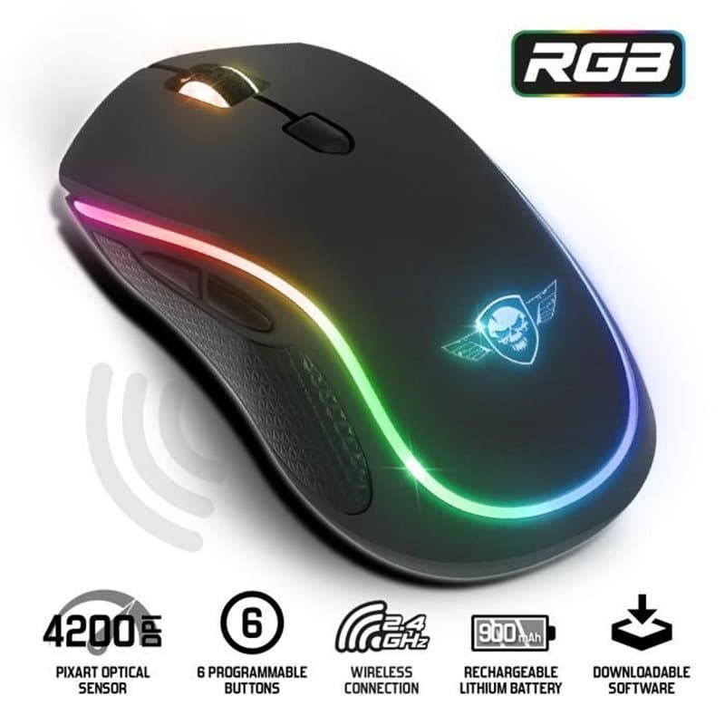 Souris Spirit of Gamer Pro M9 RGB Noir