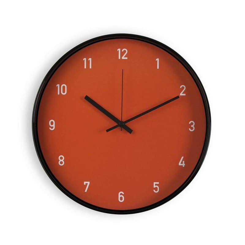 Horloge Murale Versa Terre cuite Verre Plastique 4 x 30 x 30 cm