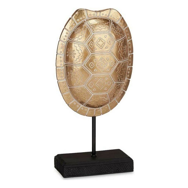 Figurine Décorative Tortue Doré Polyrésine (17,5 x 36 x 10,5 cm)