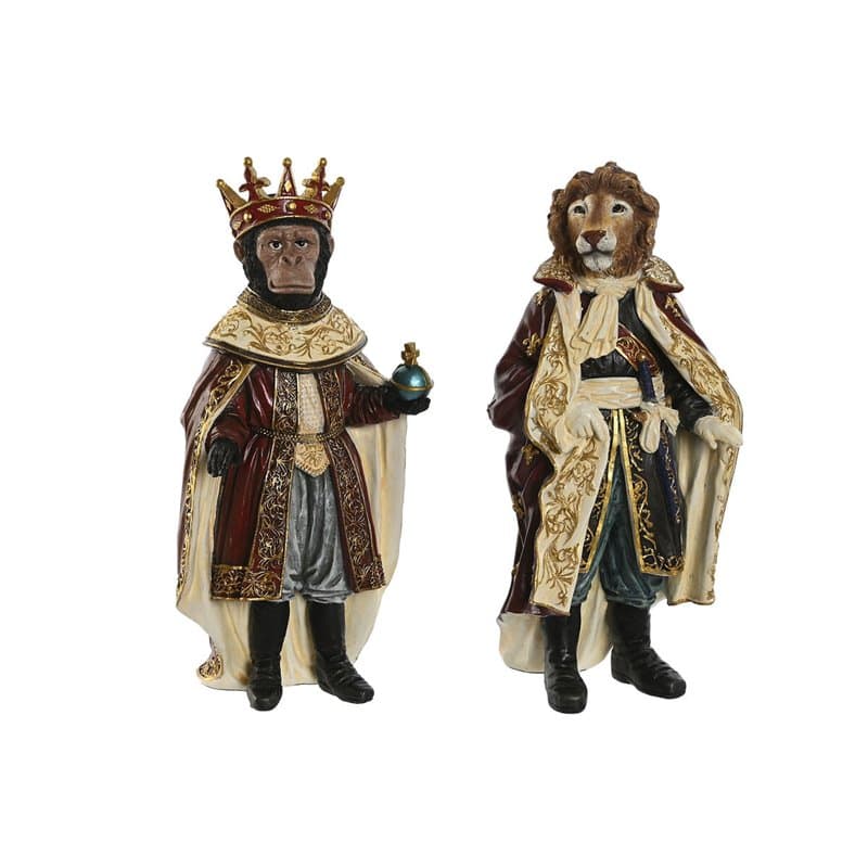 Figurine Décorative Home ESPRIT Multicouleur 15 x 14 x 32,5 cm (2 Unit