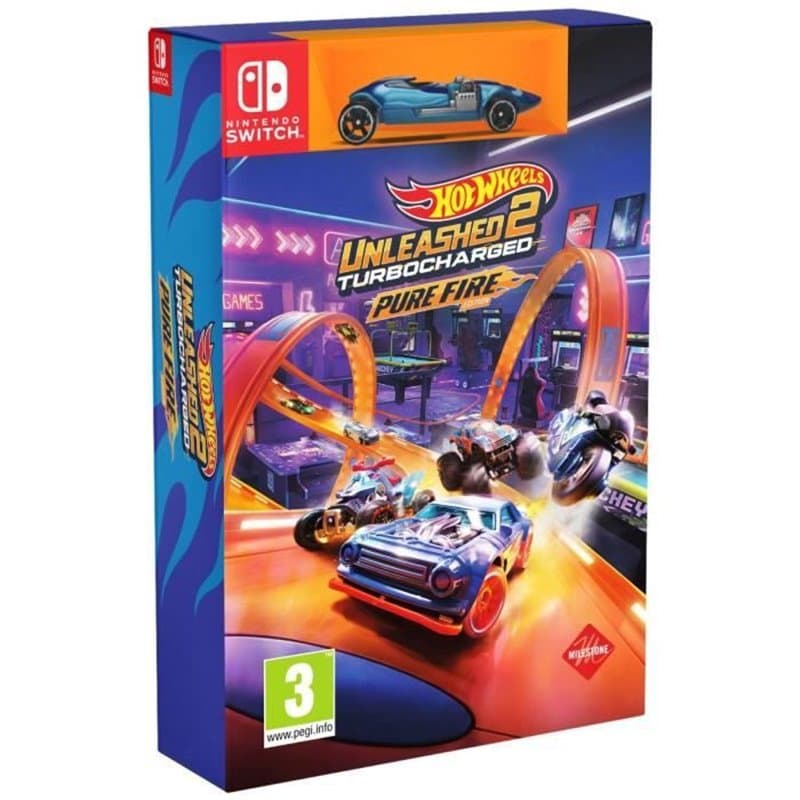 Jeu vidéo pour Switch Milestone Hot Wheels Unleashed 2: Turbocharged - Pure FIre Edition (FR)