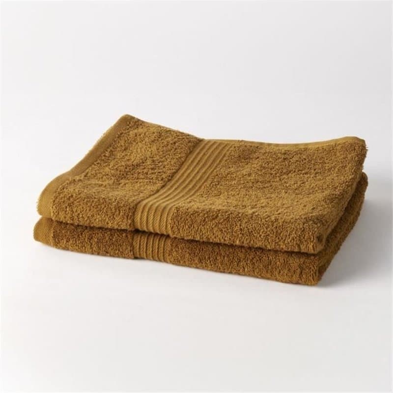 Ensemble de Serviettes TODAY Essential Bronze 50 x 90 cm (2 Unités)