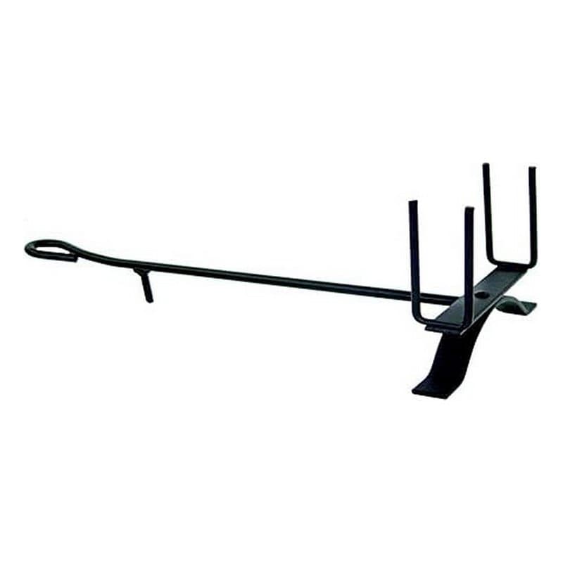 Grille-Pain pour cheminée EDM Plaque Tournante 36 cm Noir Métal