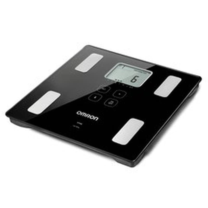Balance Numérique de Salle de Bain Omron HBF-222T-EBK Noir 34 x 32 x 8