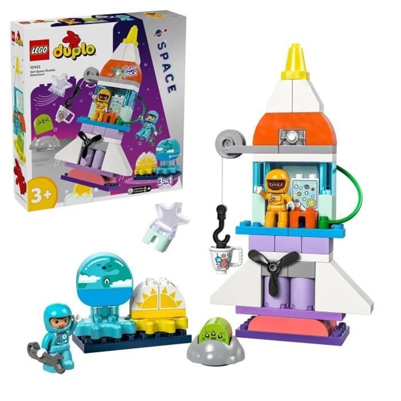 Playset Lego 10422 3 in 1 Space Shuttle Adventure 58 Pièces
