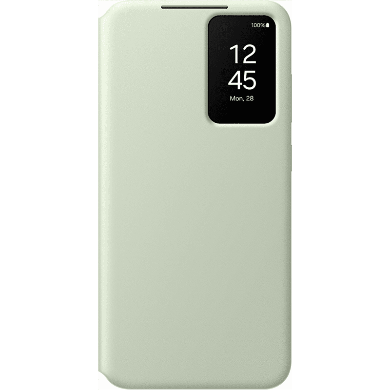 Etui Folio Clear View Cover Vert Clair pour Samsung G S24+ Samsung