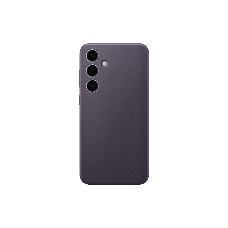 Coque en Cuir Designed for Samsung G S24+ Violet Foncé Samsung