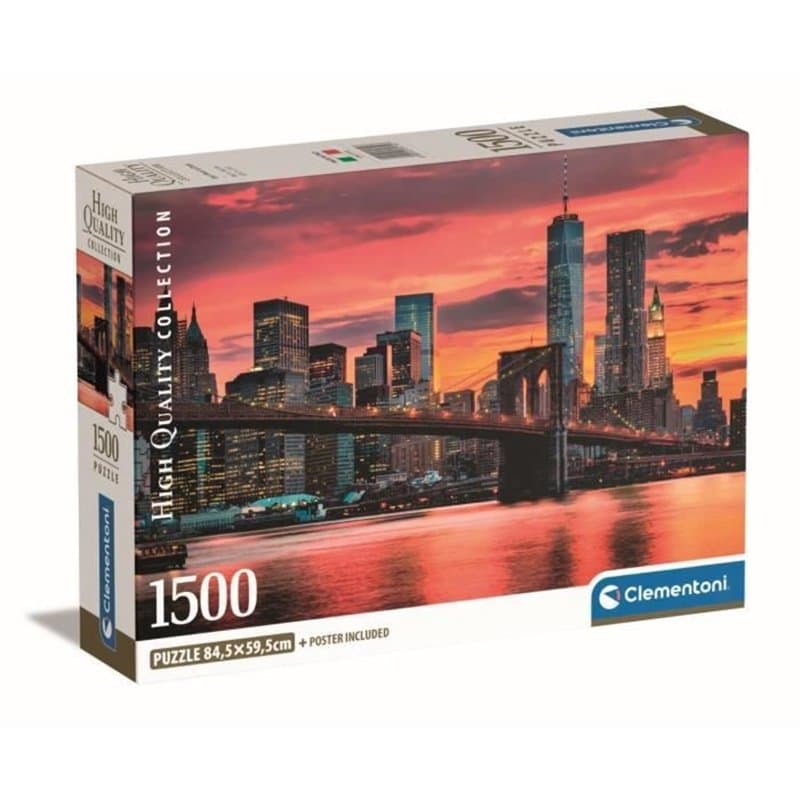 Clementoni High Quality Collection East River at Dusk Jeu de puzzle 1500 pièce(s) Paysage
