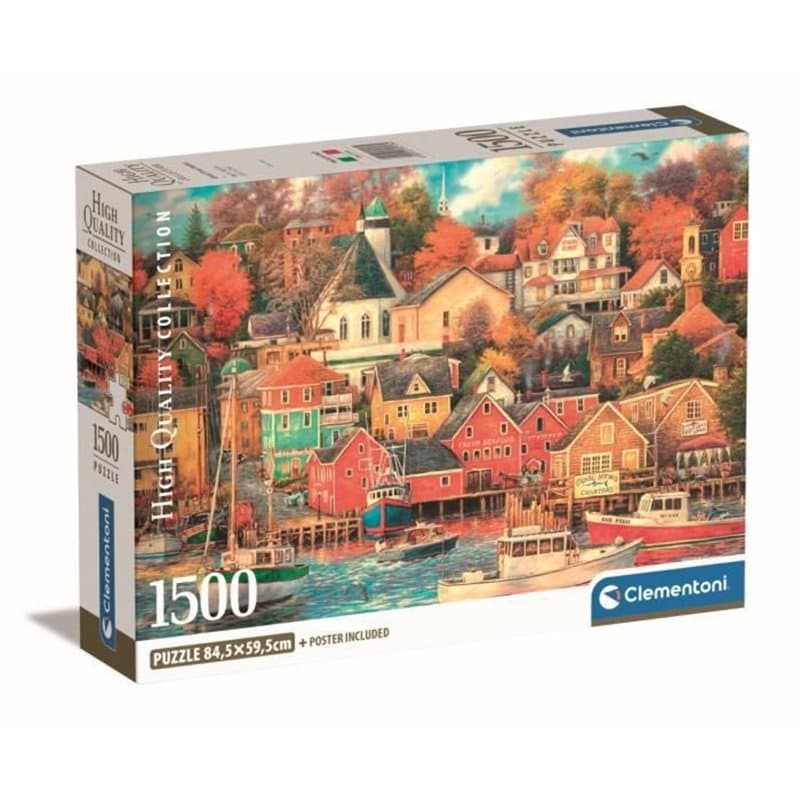 Clementoni High Quality Collection Good Times Harbor Jeu de puzzle 1500 pièce(s) Art