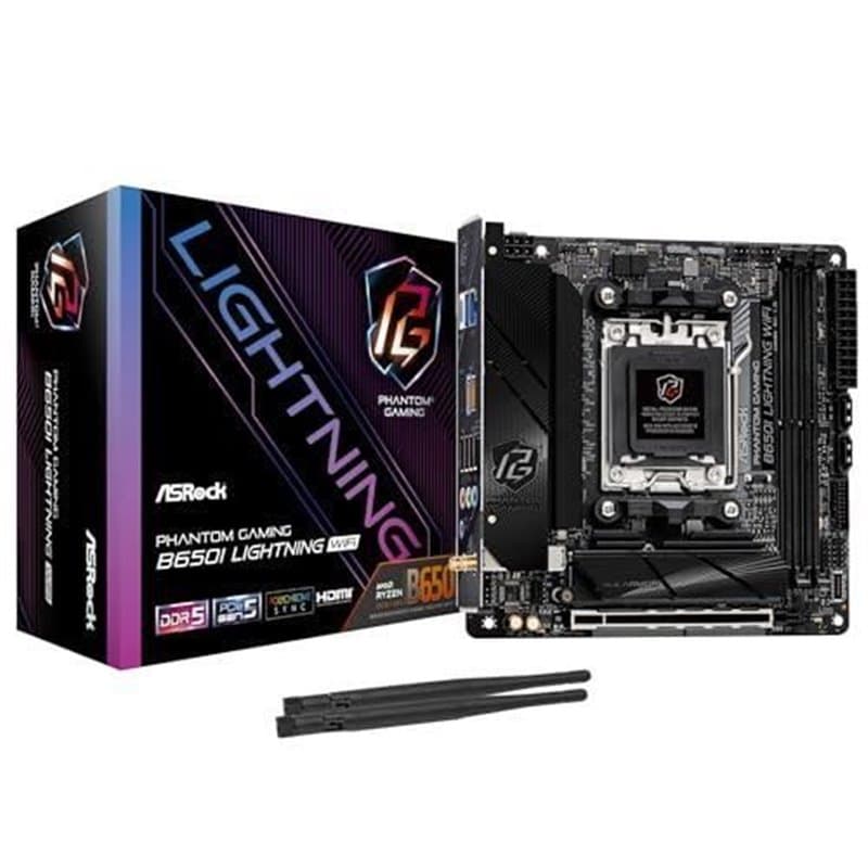 Carte Mère ASRock B650I LIGHTNING WIFI Intel Wi-Fi 6 AMD B650 AMD AM5