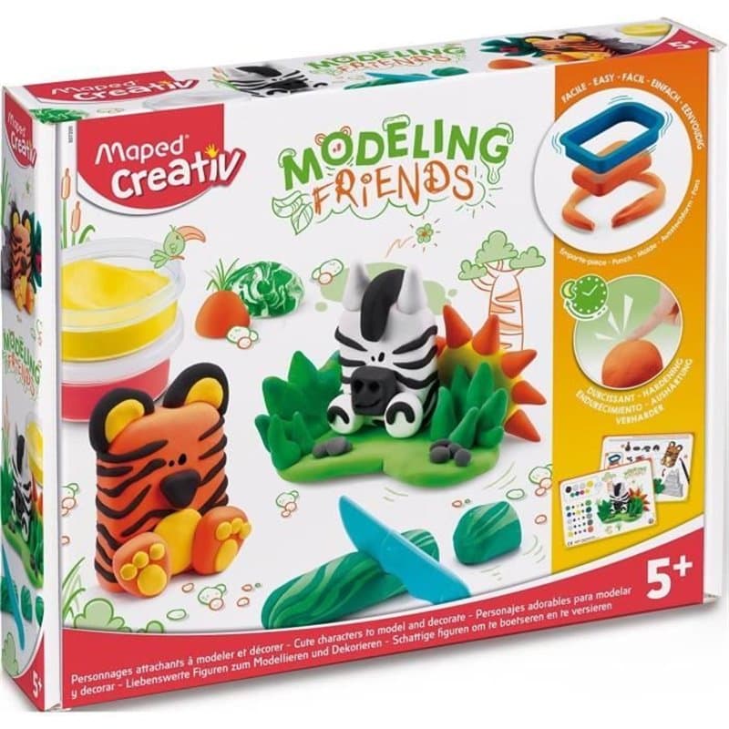 Pâte à modeler Maped Modelling Wild Friends