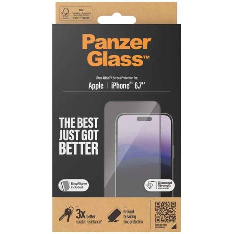 Panzerglass Ultra Wide Fit Protection d'écran transparent Apple 1 pièce(s)