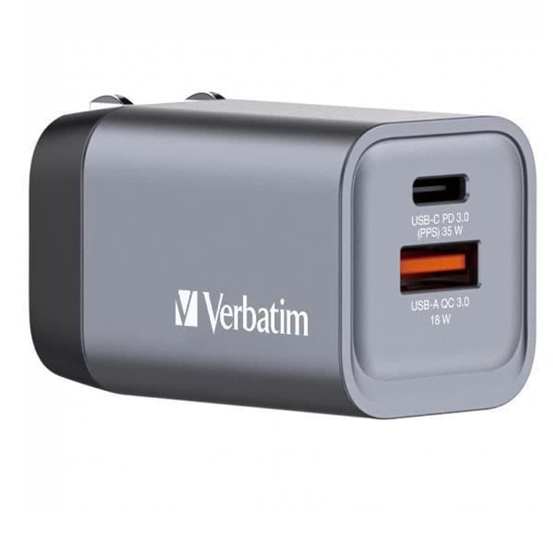 Verbatim GNC-35 Universel Noir, Gris Secteur Charge rapide Intérieure