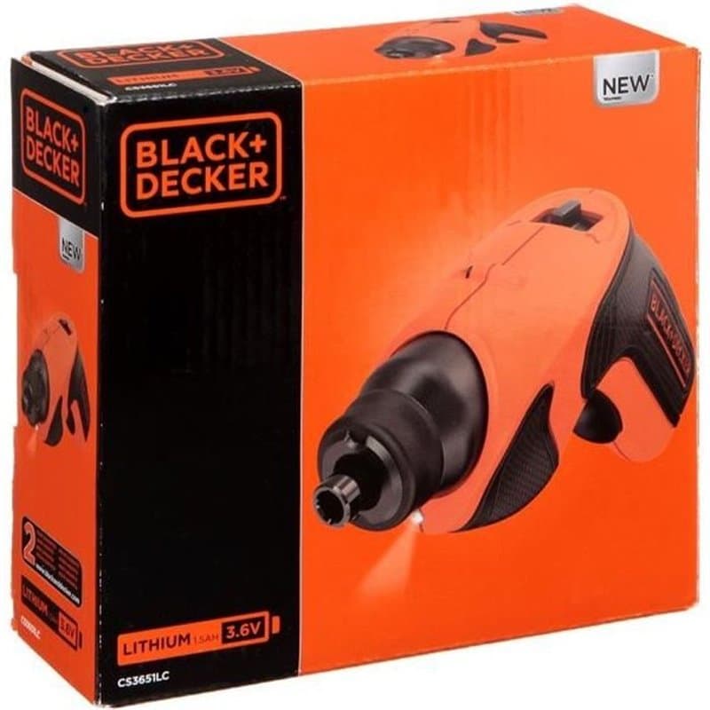Tournevis Black & Decker CS3651LC