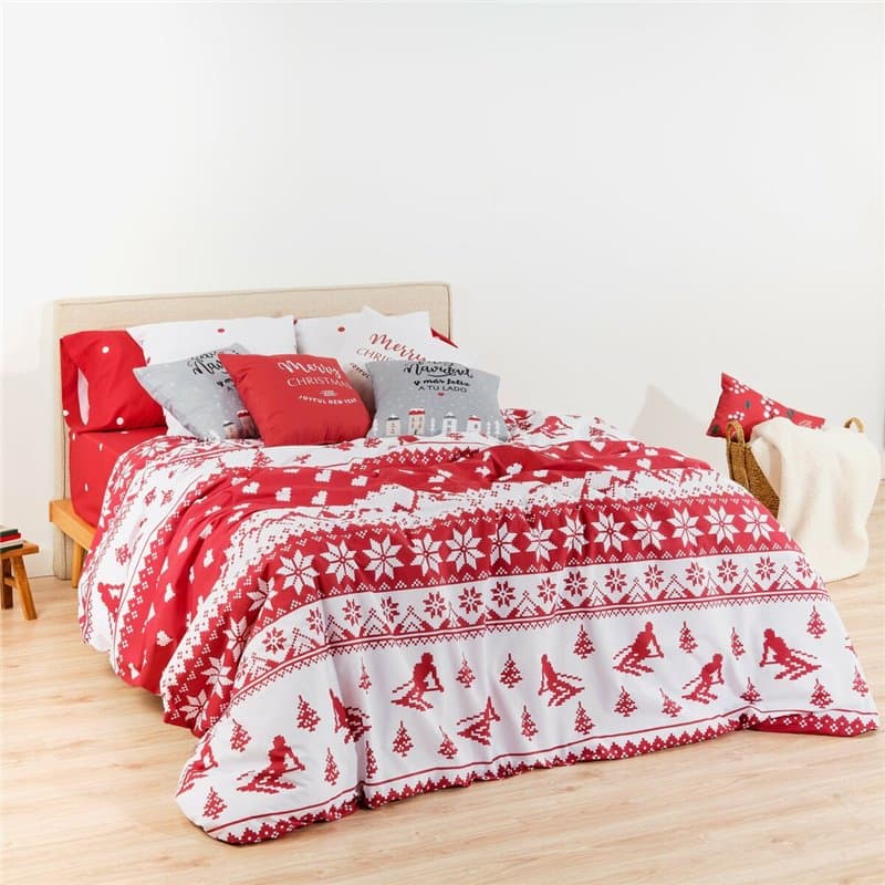 Housse de Couette Decolores Laponia Multicouleur 175 Fils 220 x 220 cm Lit 2 persones
