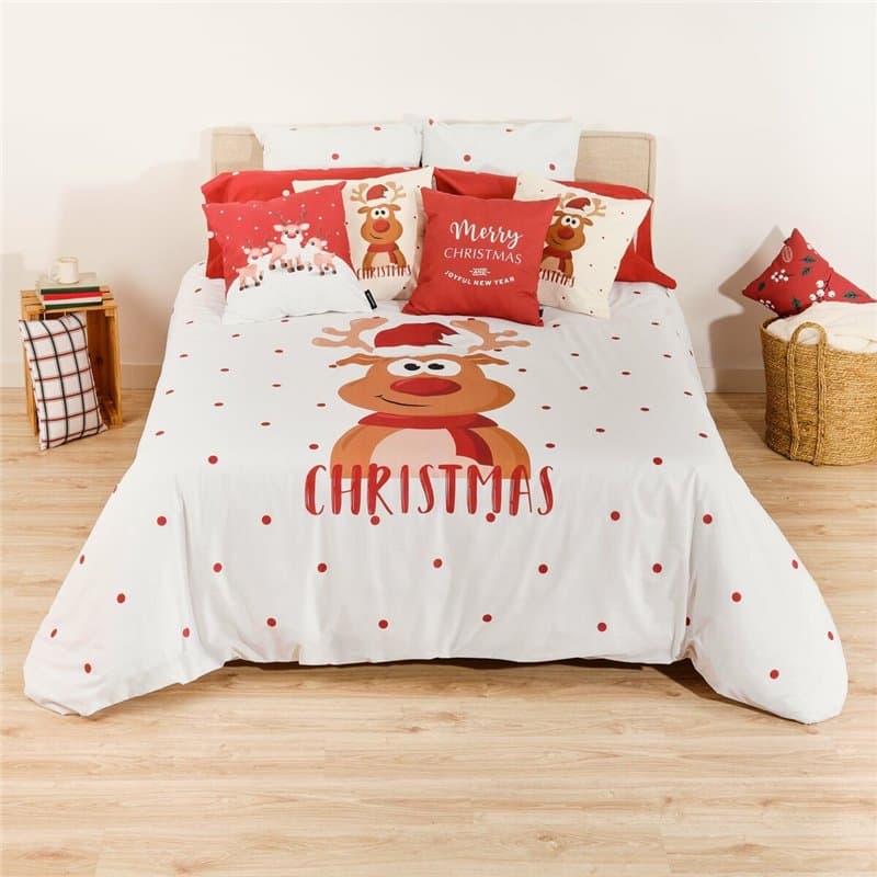Housse de Couette Decolores Laponia Multicouleur 175 Fils 220 x 220 cm Lit 2 persones