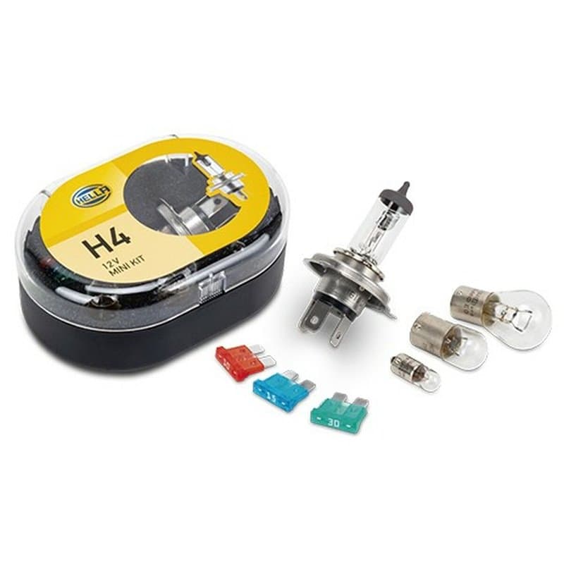 Kit de remplacement des ampoules halogènes Hella HEL8GH007 7 Pièces H4 12 V