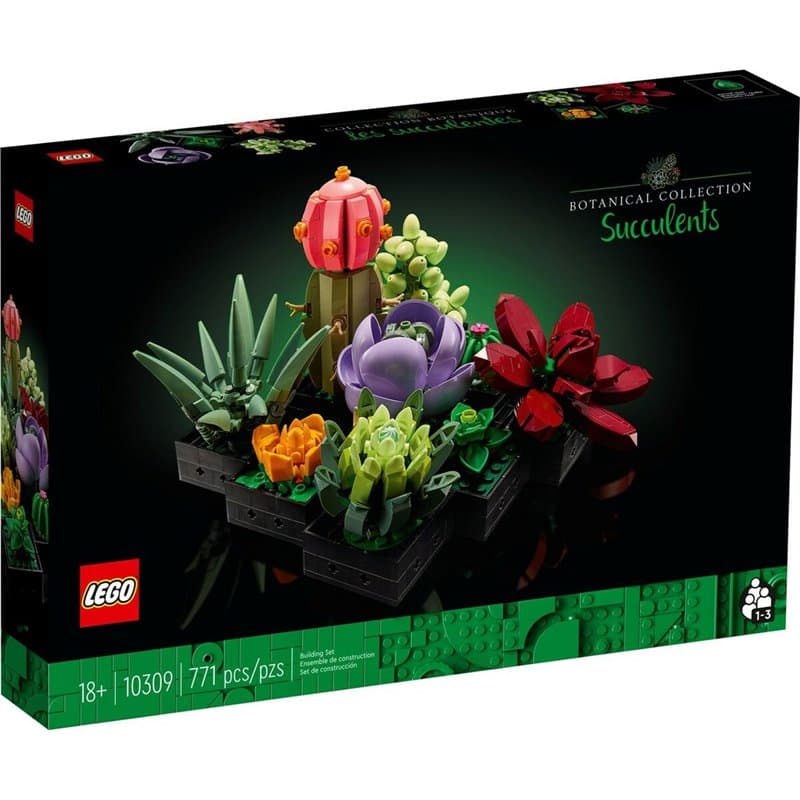 Set de construction Lego Succulent 10309 771 Pièces Multicouleur