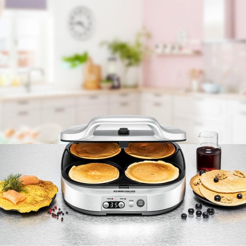 Fabricant de crêpes Rommelsbacher 4 Baking Trace 13,5cm PC 1800 (PC 1800)