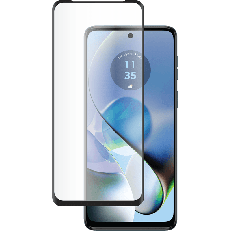 Protège écran 2.5D en Verre trempé pour Motorola G54 5G + SmartFrame Bigben