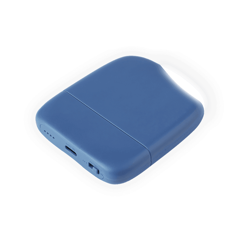 Powerbank 5000 mAh + Câble Multi Ice-P 28% Plastique recyclé Bleu Xoopar