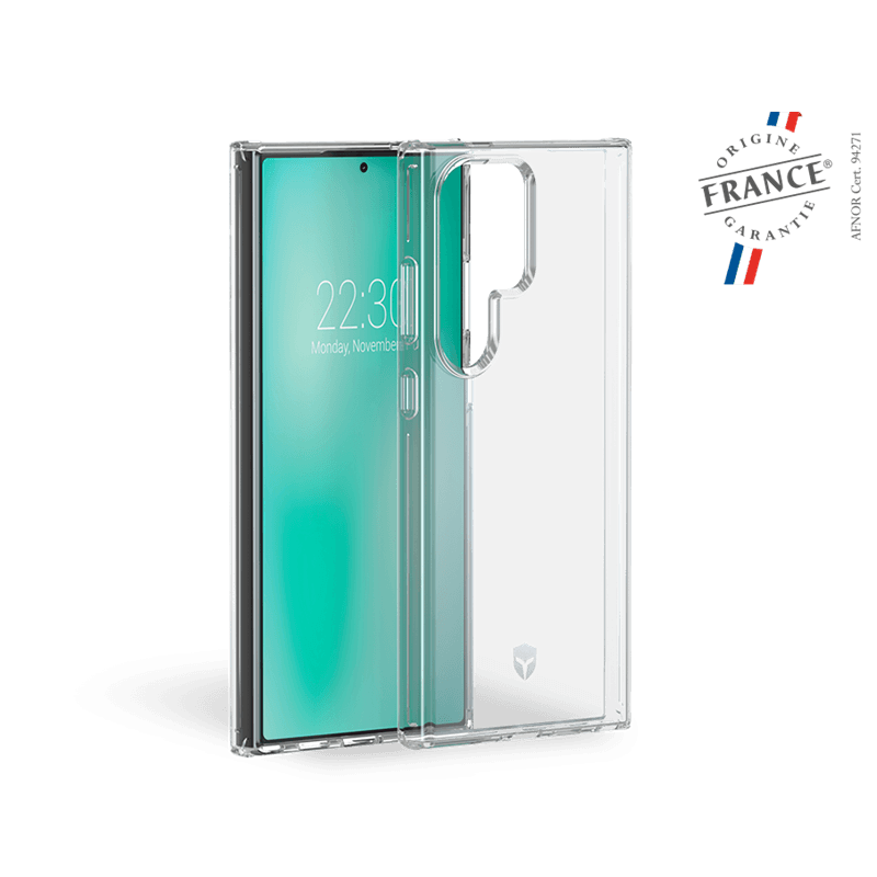 Coque Renforcée Samsung Galaxy S24 ULTRA FEEL Origine France Garantie Transparente - Garantie à vie Force Case