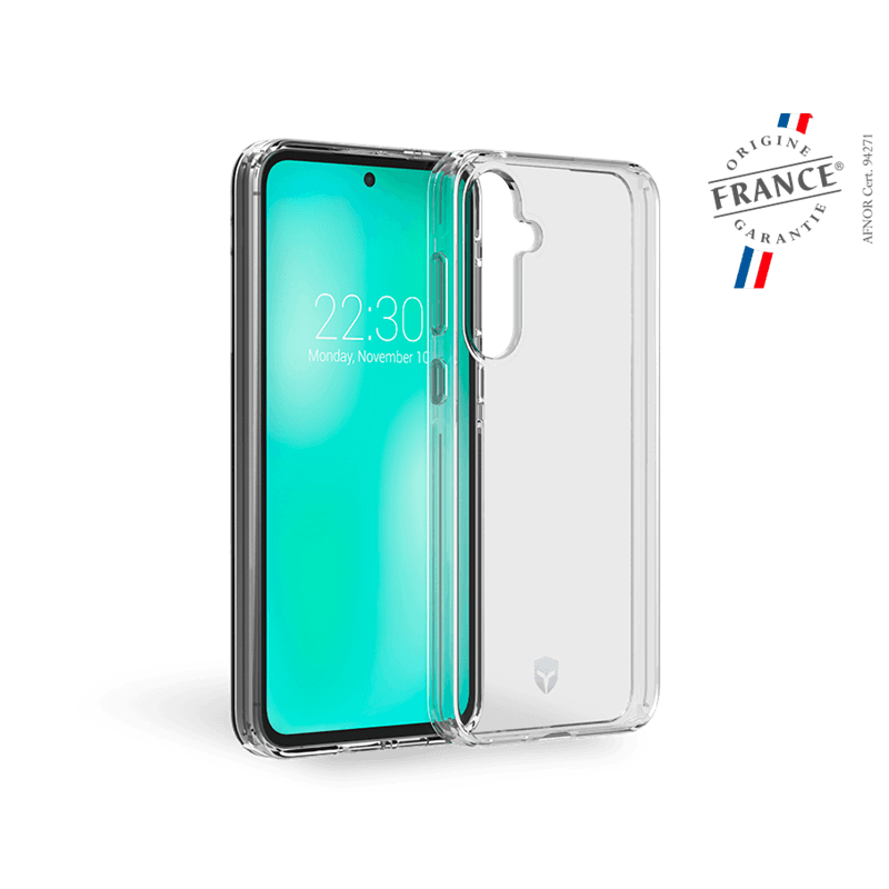 Coque Renforcée Samsung Galaxy A55 5G FEEL Origine France Garantie Transparente - Garantie à vie Force Case