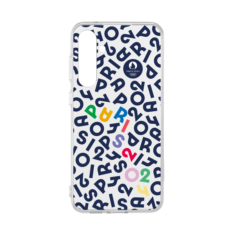 Samsung Coque lettres Paris 2024 pour Galaxy S23 FE