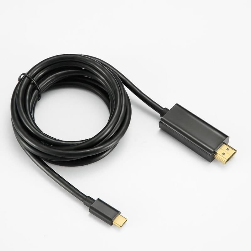 Câble USB-C vers HDMI mâle/mâle compatible avec appareils en USB-C 3.1 et alt D