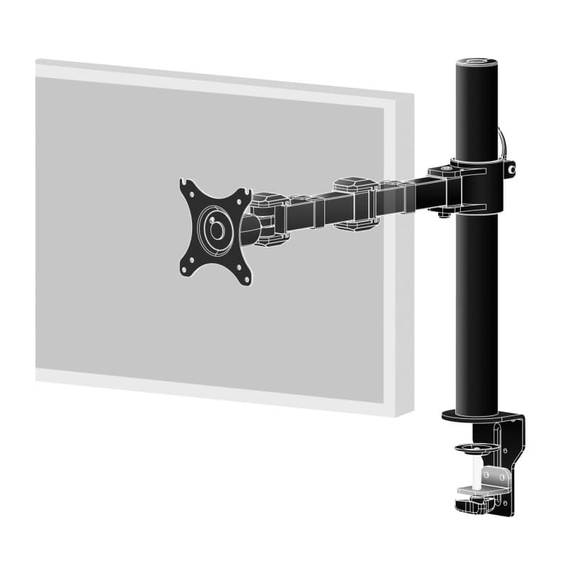 iiyama DS1001C-B1 support d'écran plat pour bureau 76,2 cm (30") Noir