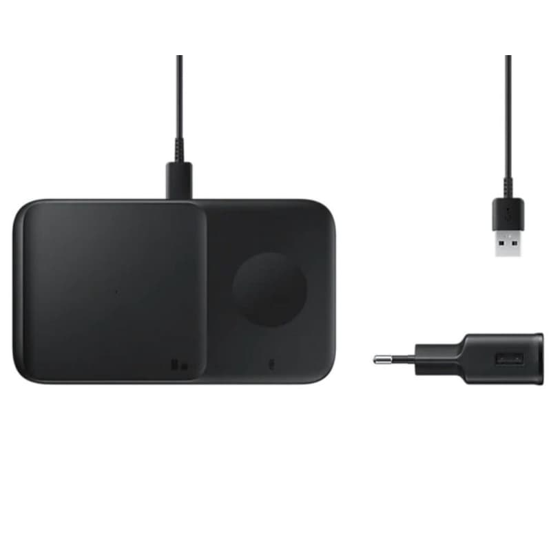 Samsung EP-P4300TBEGEU chargeur d'appareils mobiles Écouteurs, Smartphone, Smartwatch Noir Recharge sans fil Charge rapi