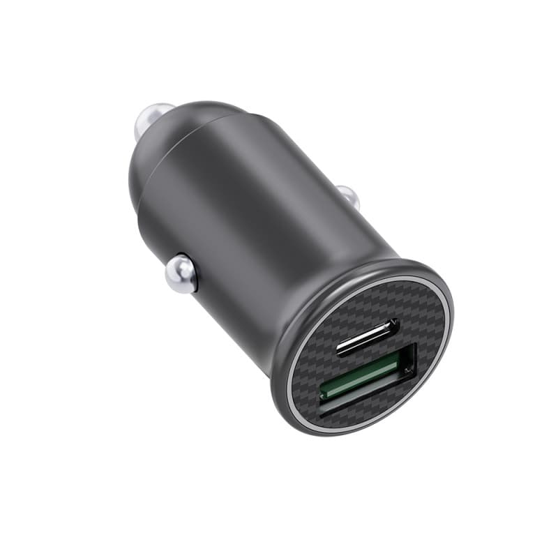 Chargeur allume-cigare We - 2 ports USB (USB-A max 18W+ USB-C max 60W) QC et PD
