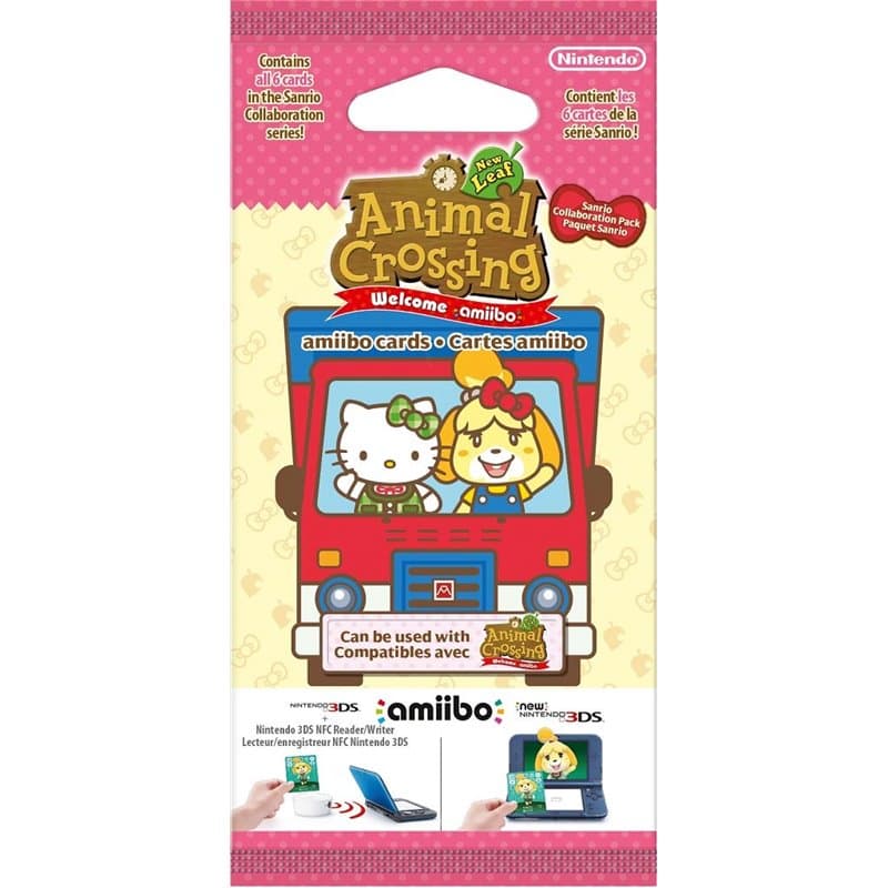 Nintendo Amiibo Cards Animal Crossing Sanrio Collaboration Pack accessoire pour jeu vidéo Kit de cartes
